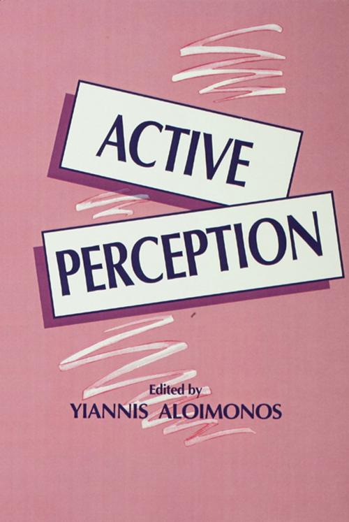 Cover of the book Active Perception by , Taylor and Francis