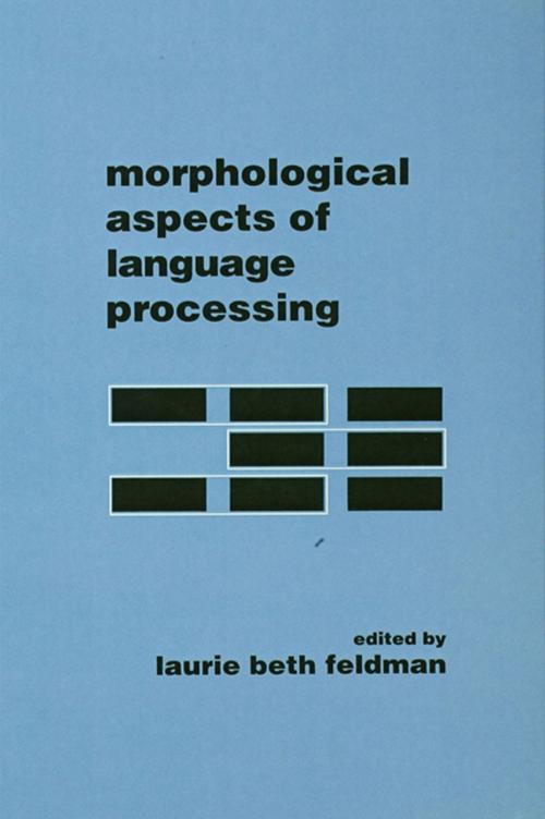 Cover of the book Morphological Aspects of Language Processing by , Taylor and Francis