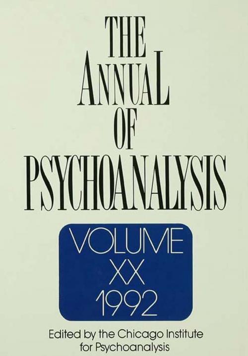Cover of the book The Annual of Psychoanalysis, V. 20 by , Taylor and Francis