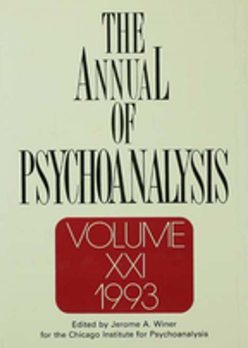 Cover of the book The Annual of Psychoanalysis, V. 21 by Jerome A. Winer, Taylor and Francis