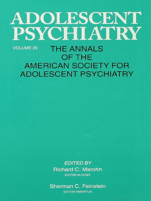 Cover of the book Adolescent Psychiatry, V. 20 by , Taylor and Francis