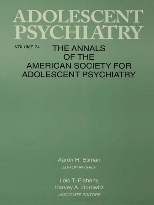Cover of the book Adolescent Psychiatry, V. 24 by , Taylor and Francis