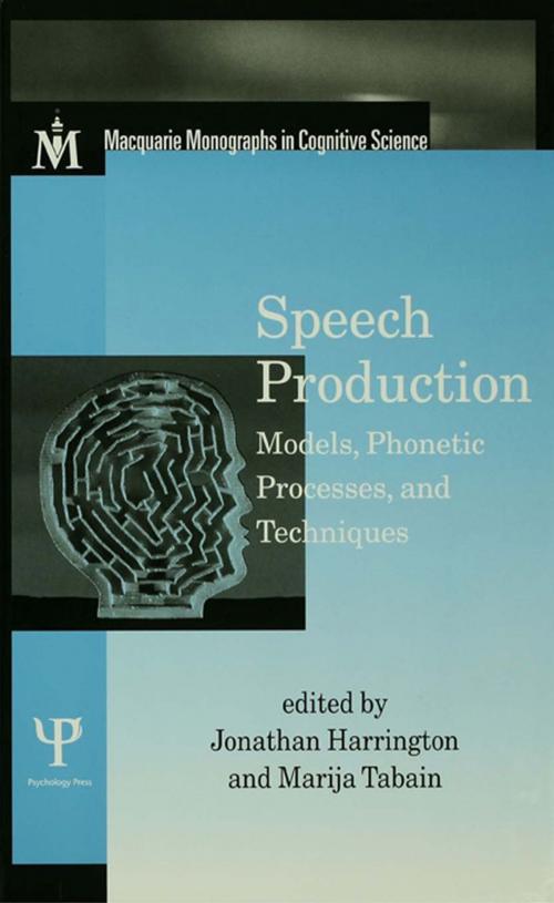 Cover of the book Speech Production by , Taylor and Francis