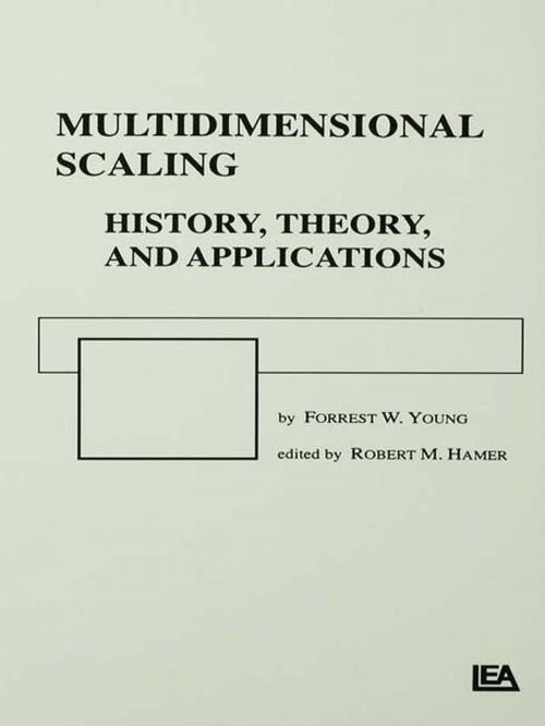 Cover of the book Multidimensional Scaling by Forrest W. Young, Taylor and Francis