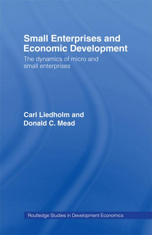 Cover of the book Small Enterprises and Economic Development by Carl E. Liedholm, Donald C. Mead, Taylor and Francis