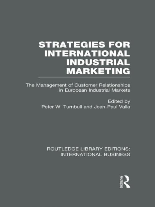 Cover of the book Strategies for International Industrial Marketing (RLE International Business) by , Taylor and Francis