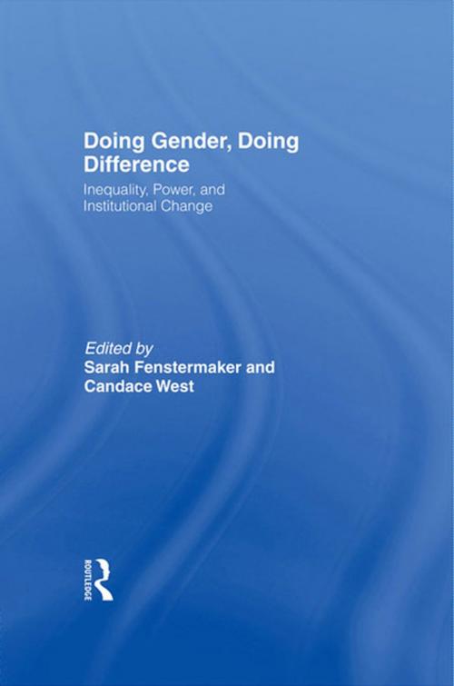 Cover of the book Doing Gender, Doing Difference by , Taylor and Francis
