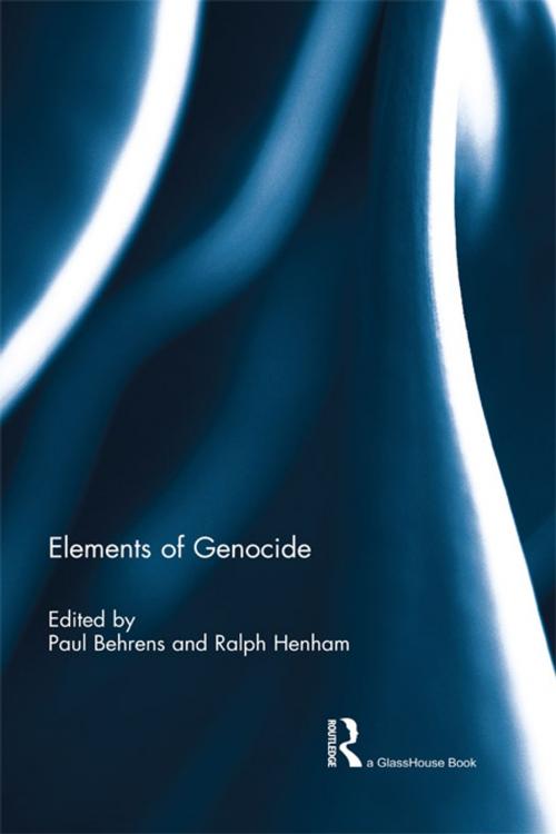 Cover of the book Elements of Genocide by , Taylor and Francis