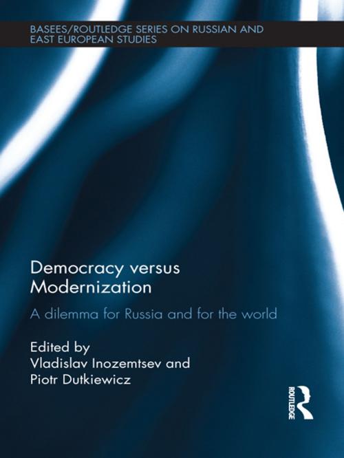 Cover of the book Democracy versus Modernization by , Taylor and Francis