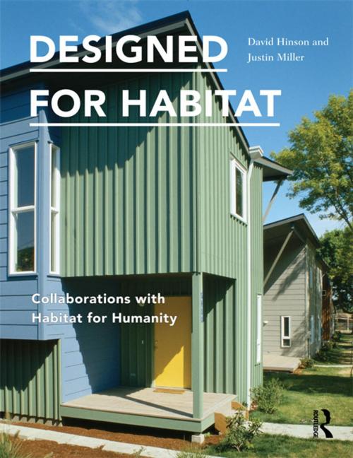 Cover of the book Designed for Habitat by David Hinson, Justin Miller, Taylor and Francis