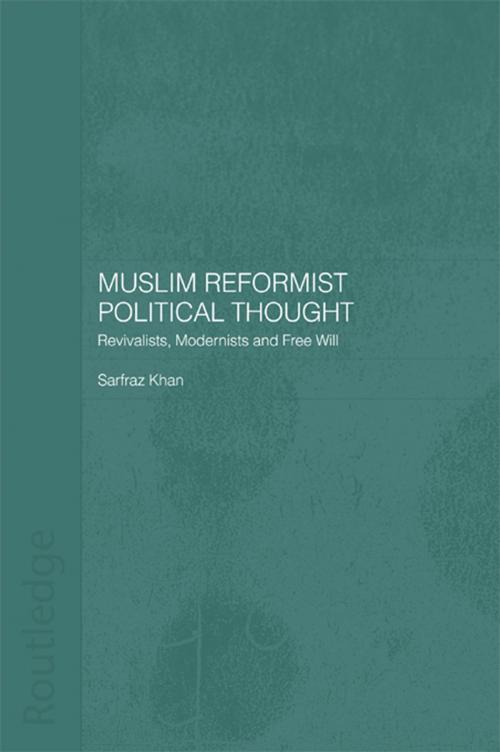 Cover of the book Muslim Reformist Political Thought by Sarfraz Khan, Taylor and Francis
