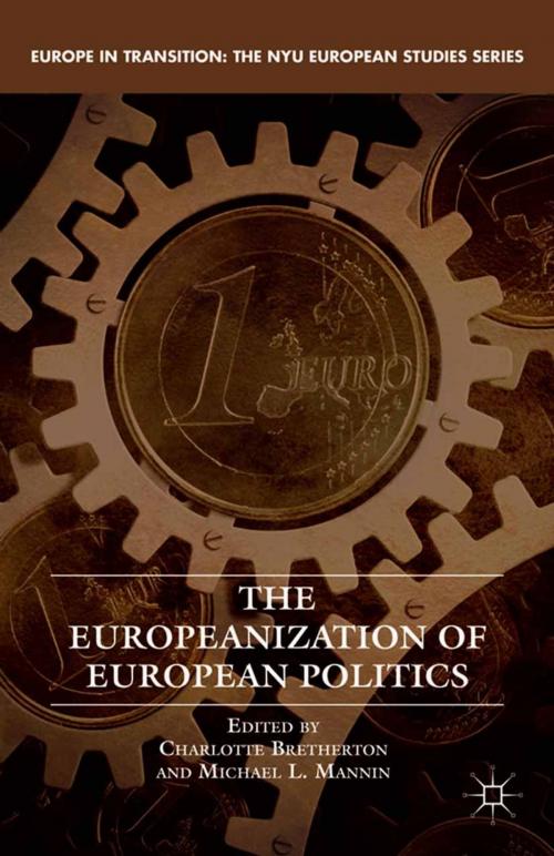 Cover of the book The Europeanization of European Politics by , Palgrave Macmillan US