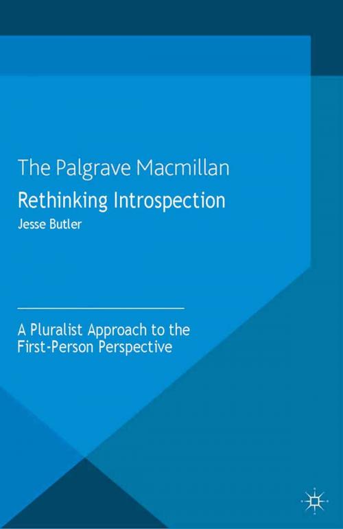 Cover of the book Rethinking Introspection by J. Butler, Palgrave Macmillan UK