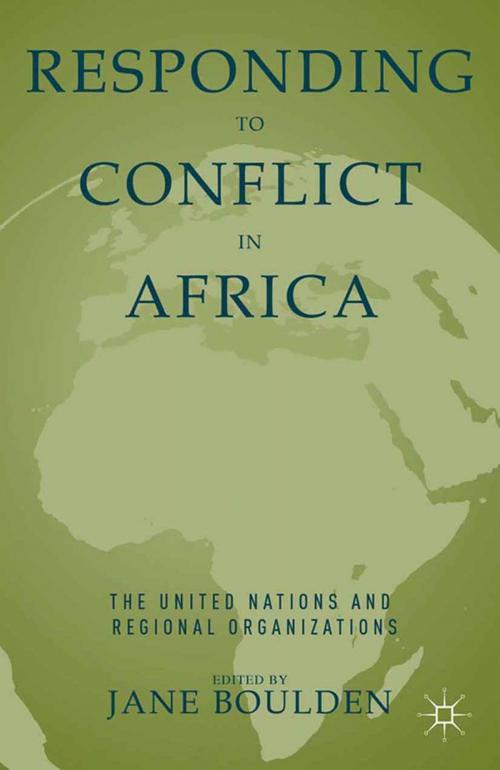 Cover of the book Responding to Conflict in Africa by , Palgrave Macmillan US