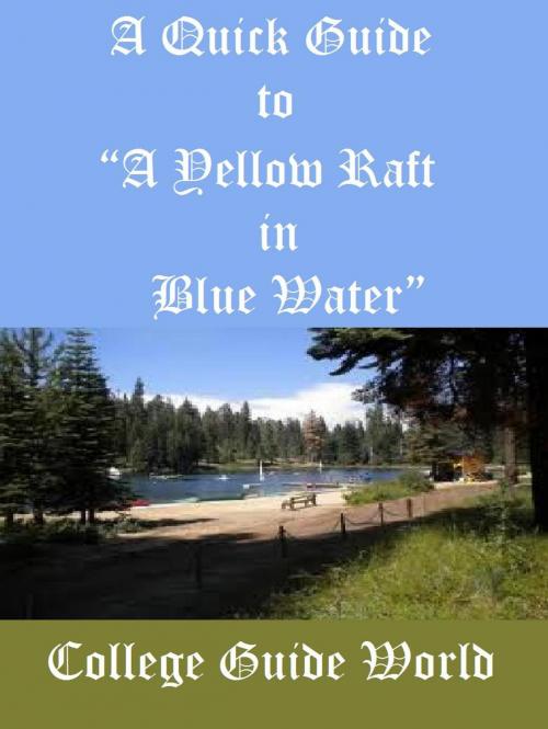 Cover of the book A Quick Guide to “A Yellow Raft in Blue Water” by College Guide World, Raja Sharma