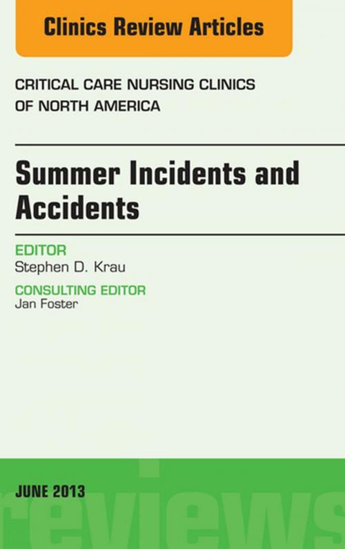 Cover of the book Summer Issues and Accidents, An Issue of Critical Care Nursing Clinics, E-Book by Stephen D. Krau, PhD, RN, CNE, CT, Elsevier Health Sciences