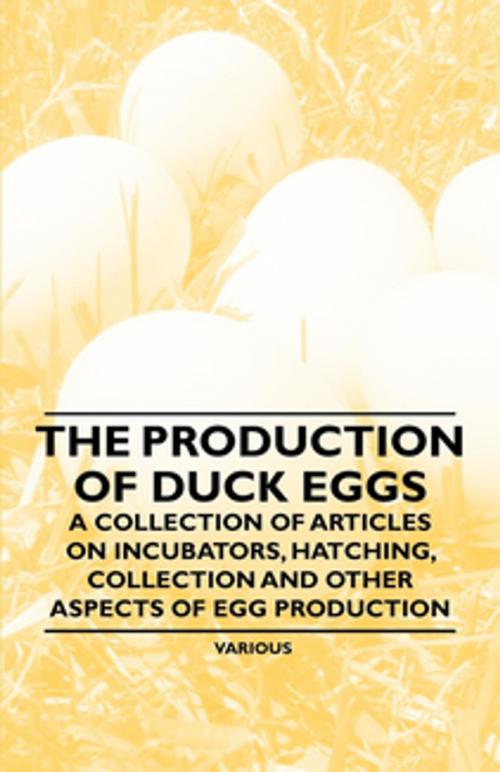 Cover of the book The Production of Duck Eggs - A Collection of Articles on Incubators, Hatching, Collection and Other Aspects of Egg Production by Various Authors, Read Books Ltd.