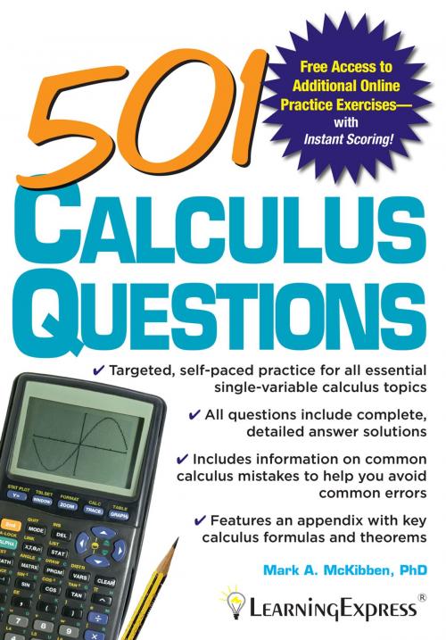 Cover of the book 501 Calculus Questions by Mark McKibben, LearningExpress, LLC