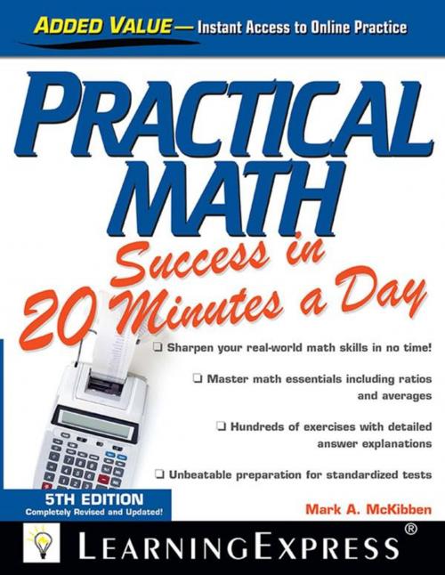 Cover of the book Practical Math Success in 20 Minutes a Day by LearningExpress LLC Editors, LearningExpress, LLC
