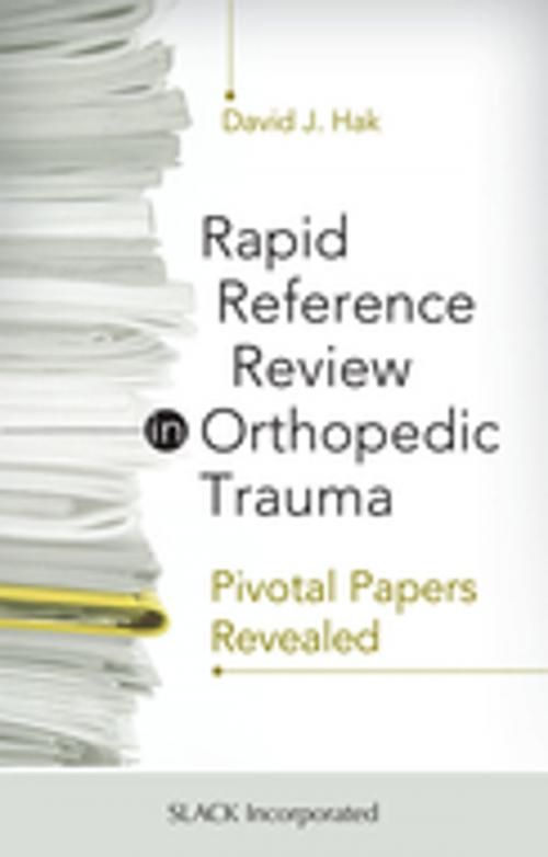 Cover of the book Rapid Reference in Orthopedic Trauma by , SLACK Incorporated