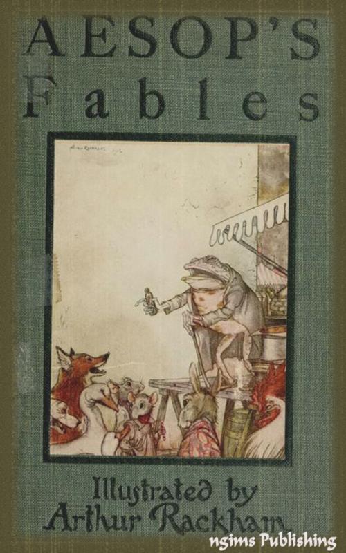 Cover of the book Aesop's Fables (Illustrated by Arthur Rackham + Audiobook Download Link + Active TOC) by Aesop, ngims Publishing