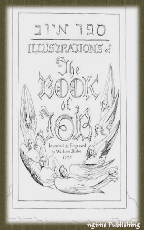 Cover of the book The Book of Job (Illustrated + Audiobook Download Link) by William Blake, ngims Publishing
