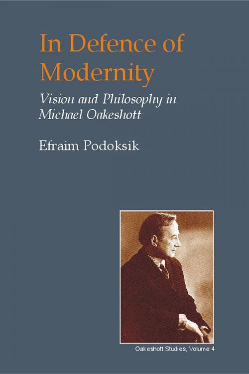 Cover of the book In Defence of Modernity by Efraim Podoksik, Andrews UK