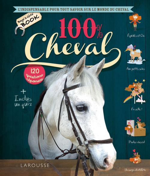 Cover of the book 100 % Cheval by Emilie Gillet, Larousse
