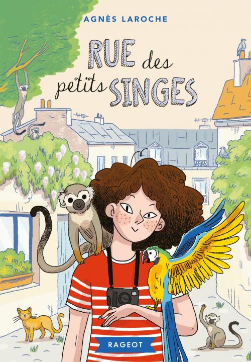 Cover of the book Rue des petits singes by Agnès Laroche, Rageot Editeur