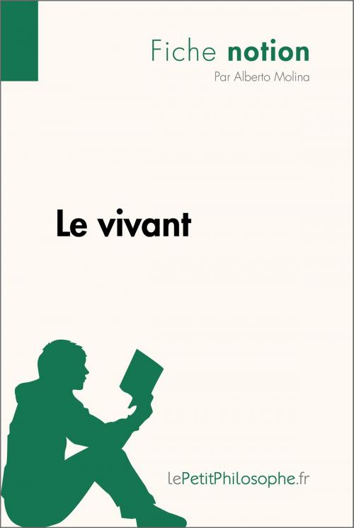 Cover of the book Le vivant (Fiche notion) by Alberto Molina, lePetitPhilosophe.fr, lePetitPhilosophe.fr