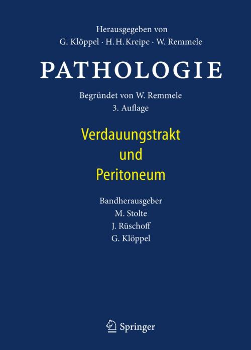 Cover of the book Pathologie by Wolfgang Remmele, Günter Klöppel, Hans H. Kreipe, Wolfgang Remmele, Springer Berlin Heidelberg