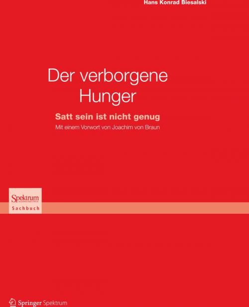 Cover of the book Der verborgene Hunger by Hans Konrad Biesalski, Joachim von Braun, Springer Berlin Heidelberg