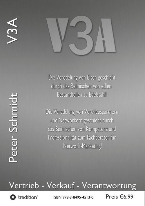 Cover of the book V3A by Peter Schmidt, tredition