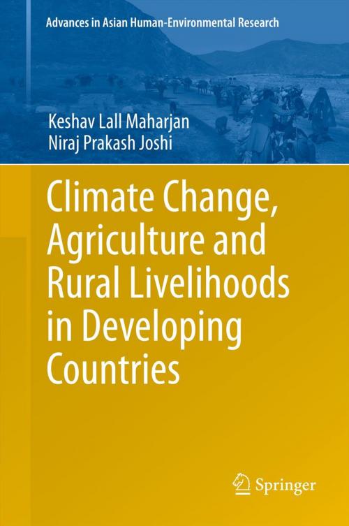 Cover of the book Climate Change, Agriculture and Rural Livelihoods in Developing Countries by Keshav Lall Maharjan, Niraj  Prakash Joshi, Springer Japan