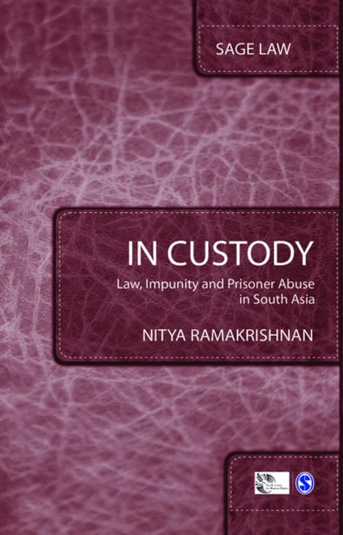 Cover of the book In Custody by Nitya Ramakrishnan, SAGE Publications