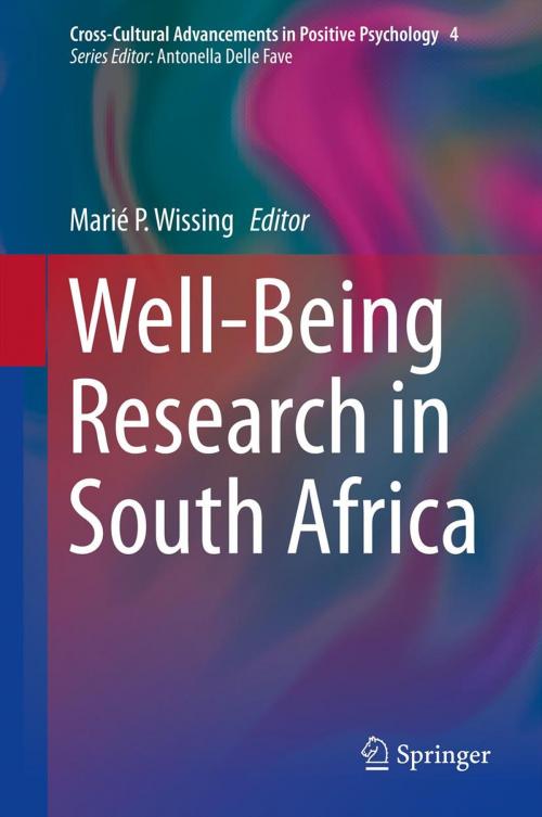Cover of the book Well-Being Research in South Africa by , Springer Netherlands