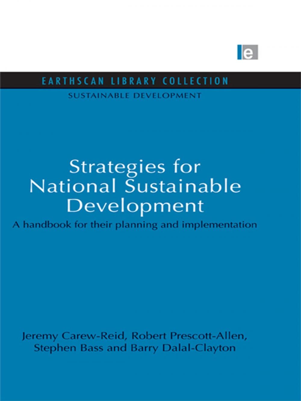 Big bigCover of Strategies for National Sustainable Development