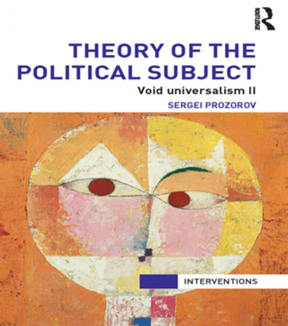Big bigCover of Theory of the Political Subject