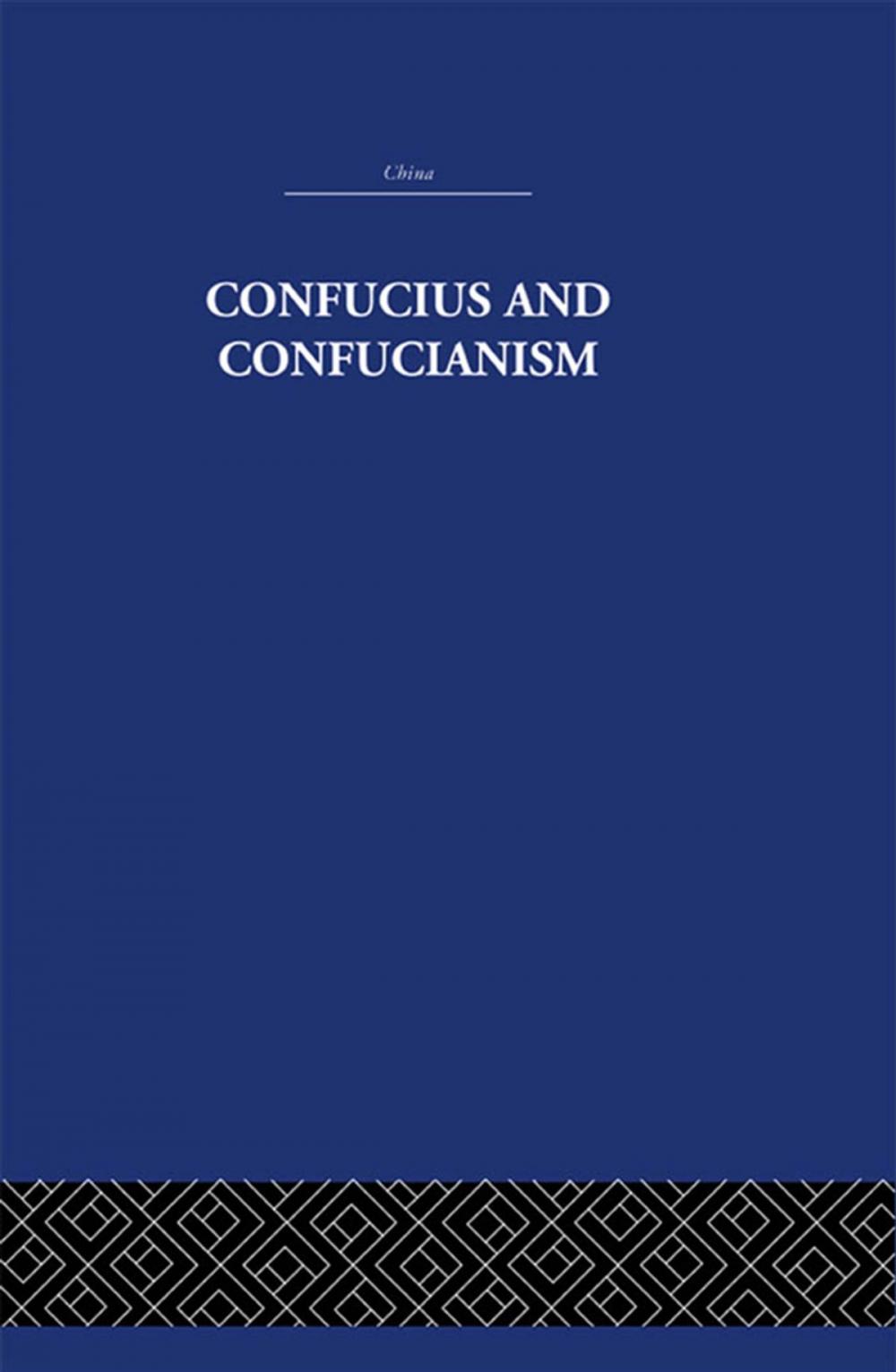 Big bigCover of Confucius and Confucianism