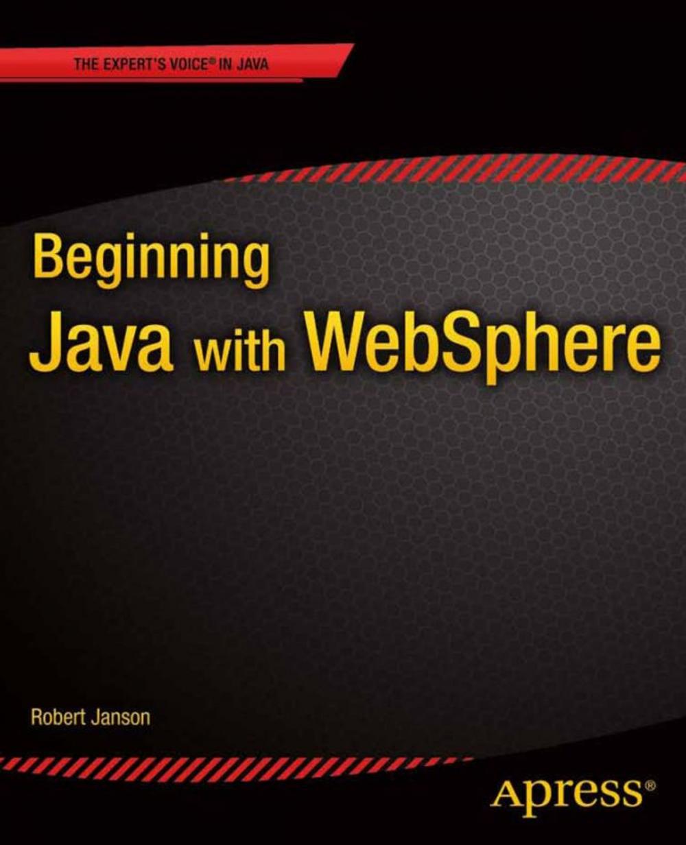 Big bigCover of Beginning Java with WebSphere