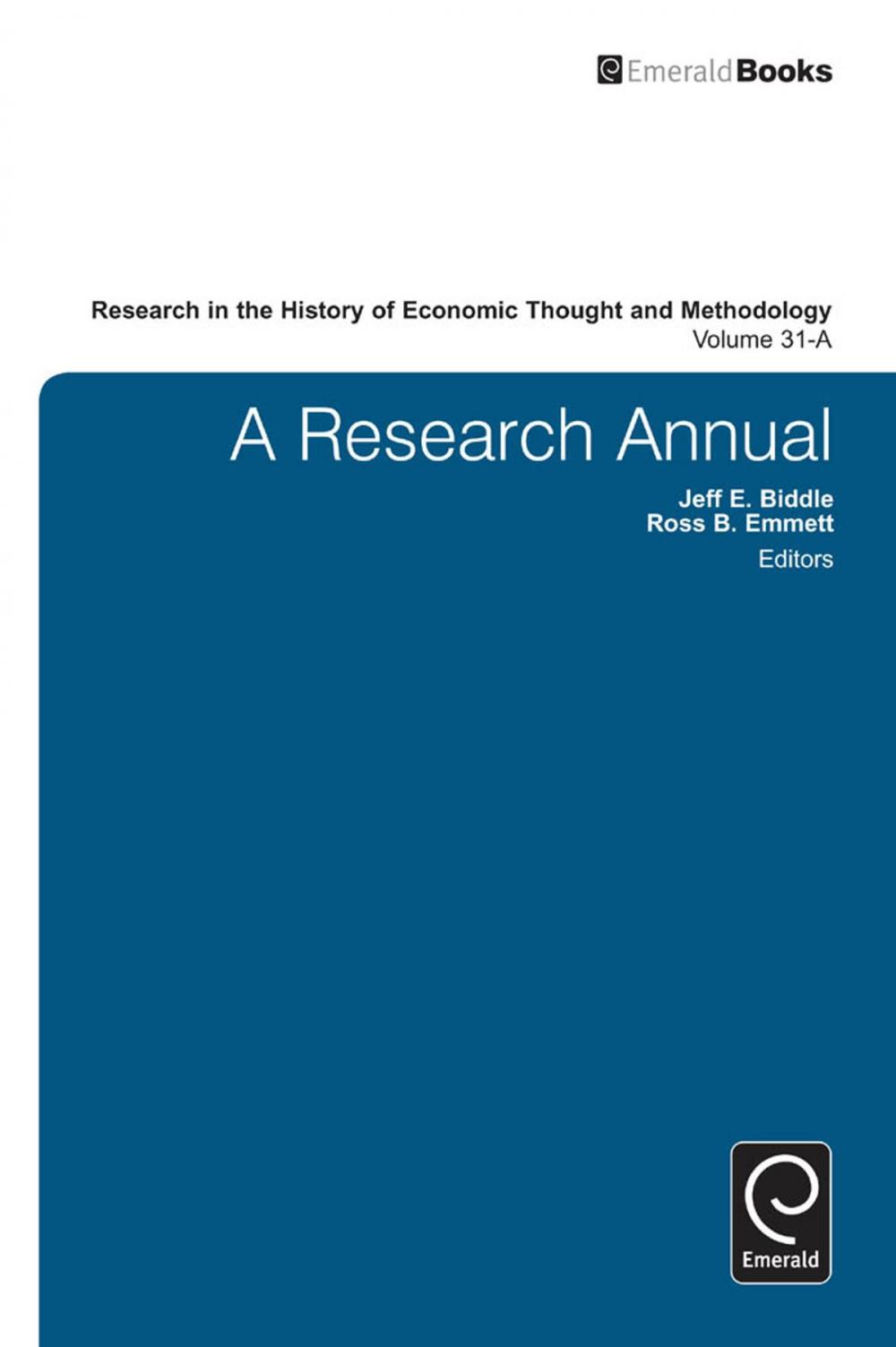 Big bigCover of A Research Annual
