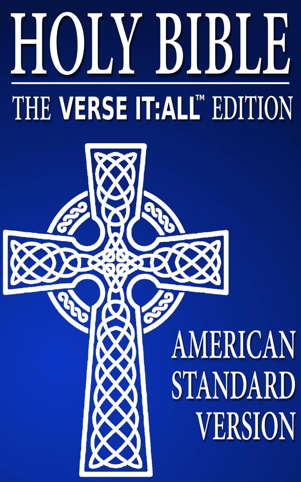 Big bigCover of BIBLE: AMERICAN STANDARD VERSION, Verse It:All Edition