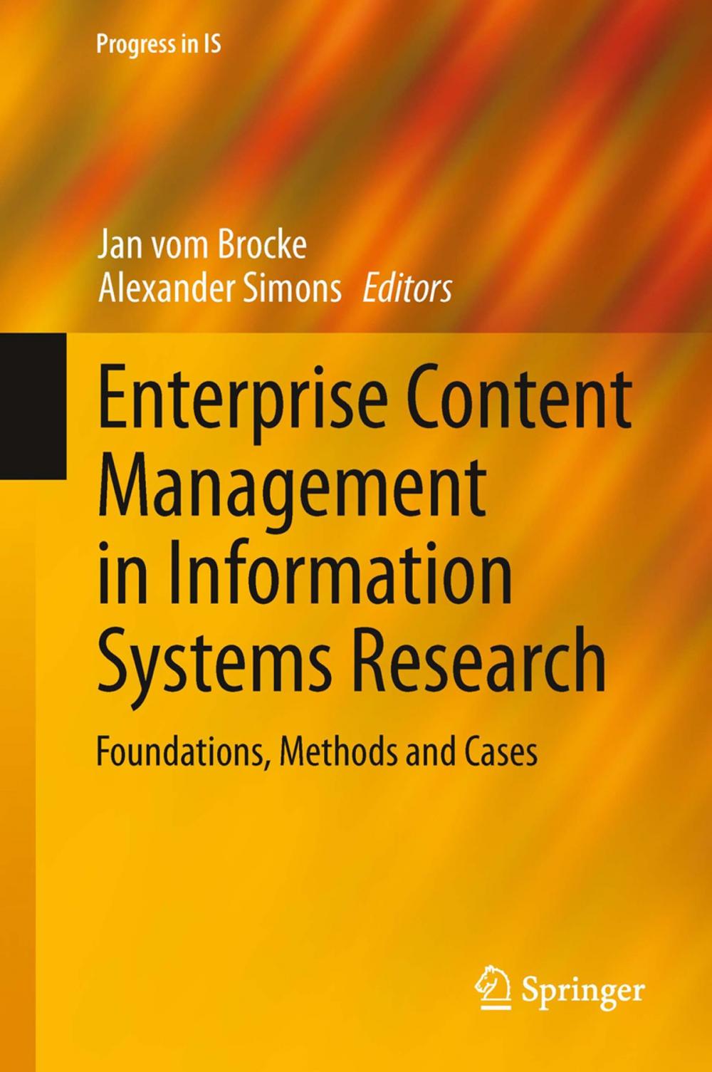 Big bigCover of Enterprise Content Management in Information Systems Research