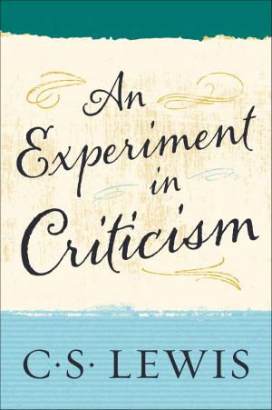 Book cover of An Experiment in Criticism