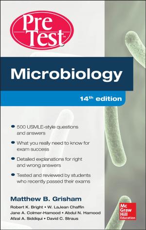 Cover of the book Microbiology PreTest Self-Assessment and Review 14/E by Mukesh Harisinghani, Kathryn L. Butler