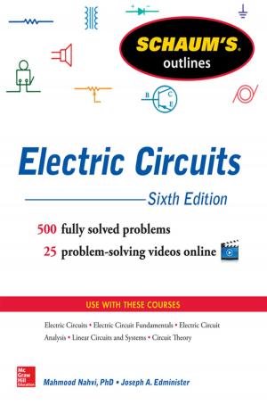 Cover of the book Schaum's Outline of Electric Circuits, 6th edition by Lydia Conlay, Julia Pollock, Mary Ann Vann, Sheela Pai, Eugene Toy