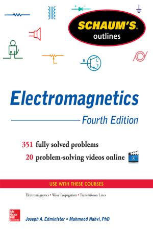 Cover of the book Schaum's Outline of Electromagnetics, 4th Edition by Lawrence Polsky, Antoine Gerschel