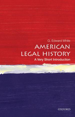 Cover of the book American Legal History: A Very Short Introduction by Frederic G. Reamer