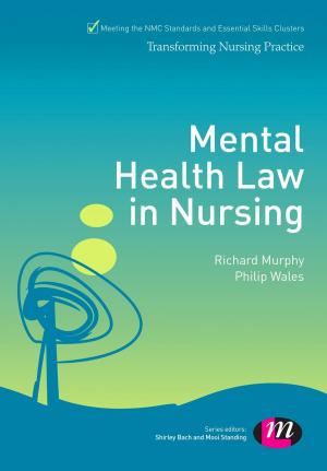 Cover of the book Mental Health Law in Nursing by Yongwan Chun, Daniel A. Griffith