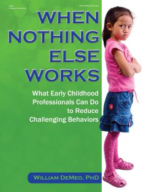 Cover of the book When Nothing Else Works by Deirdre Englehart, EdD, Debby Mitchell, EdD, Junie Albers-Biddle, EdD, Kelly Jennings-Towle, EdD, Marnie Forestieri